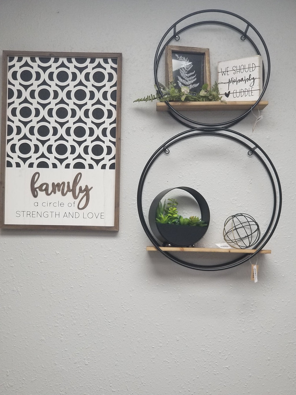 Family a Circle Sign